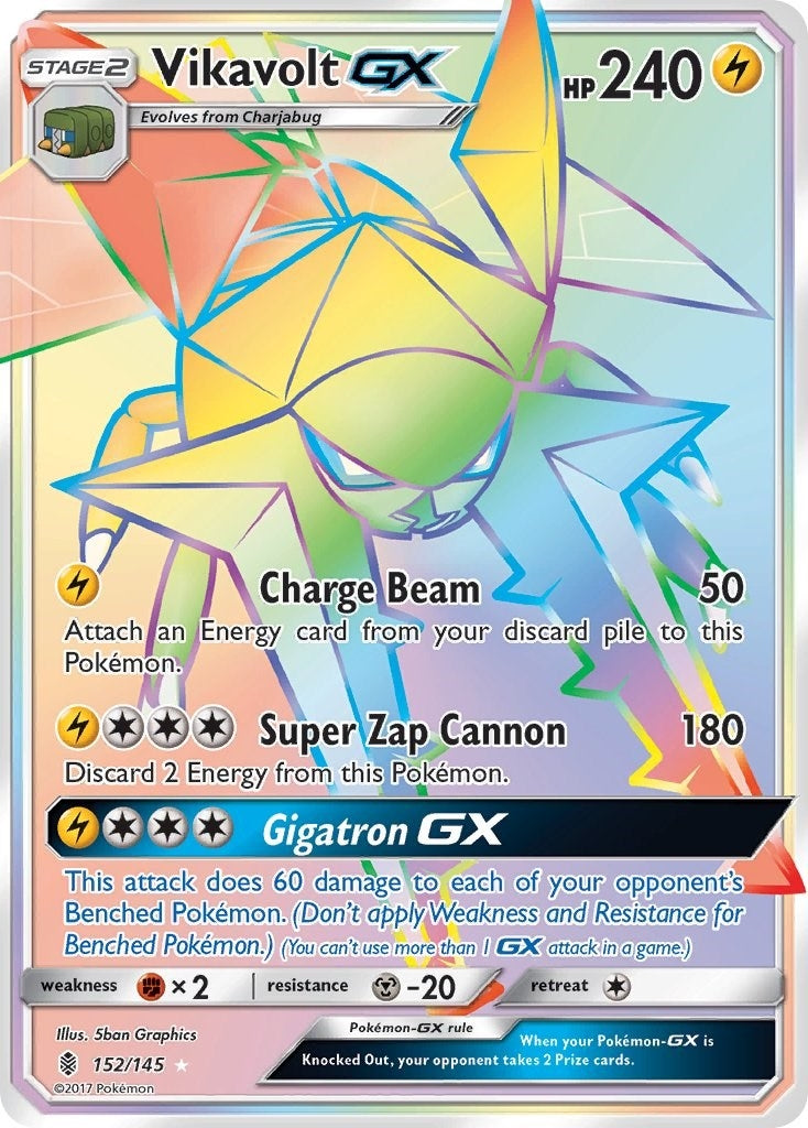 Image for Vikavolt GX (Secret) (152/145) (SM02) - Pokemon