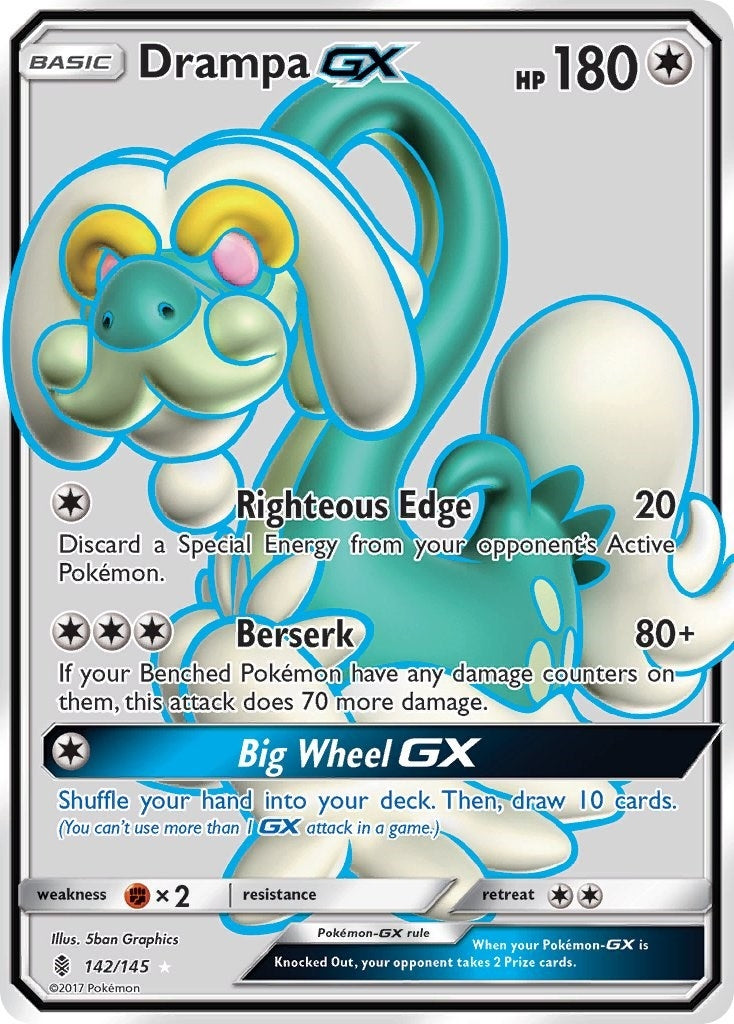 Drampa GX (Full Art) (142/145) (SM02)