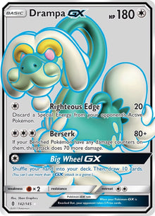 Drampa GX (Full Art) (142/145) (SM02)