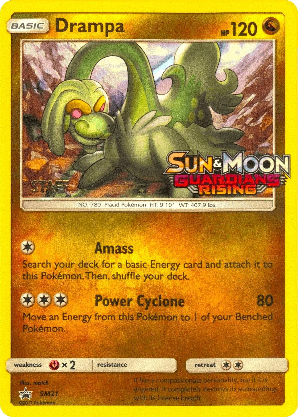 Drampa - SM21 (Prerelease) [Staff] (SM21) (SMP)