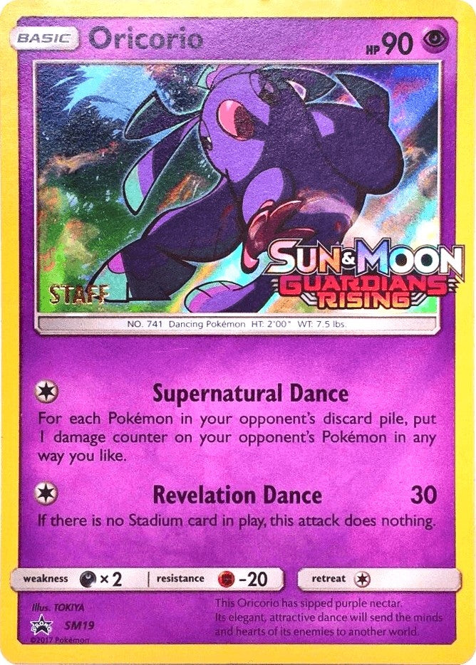 Image for Oricorio - SM19 (Prerelease) [Staff] (SM19) (SMP) - Pokemon