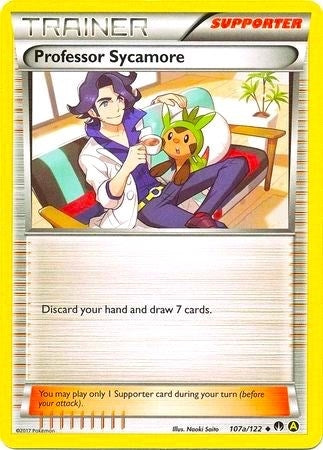 Image for Professor Sycamore - 107a/122 (Non-Holo) (107a/122) (PR) - Pokemon
