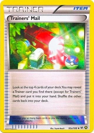 Image for Trainers' Mail - 92a/108 (Holo) (092a/108) (PR) - Pokemon
