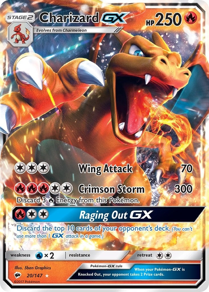 Image for Charizard GX (20/147) (SM03) - Pokemon