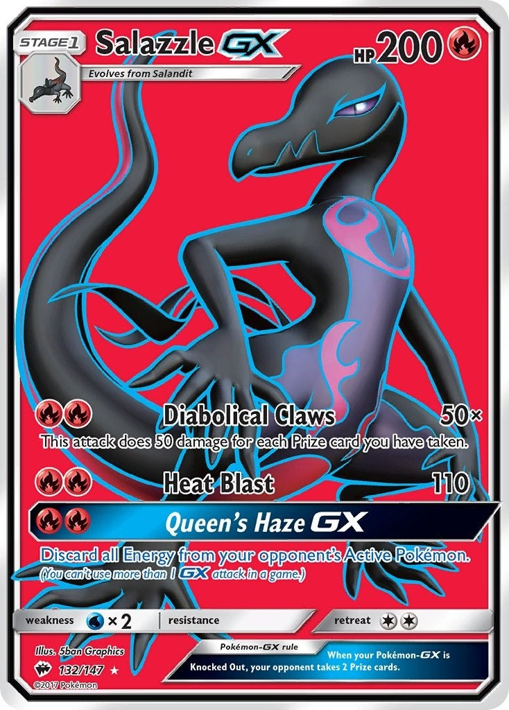Image for Salazzle GX (Full Art) (132/147) (SM03) - Pokemon