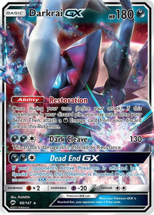 Image for Darkrai GX (88/147) (SM03) - Pokemon