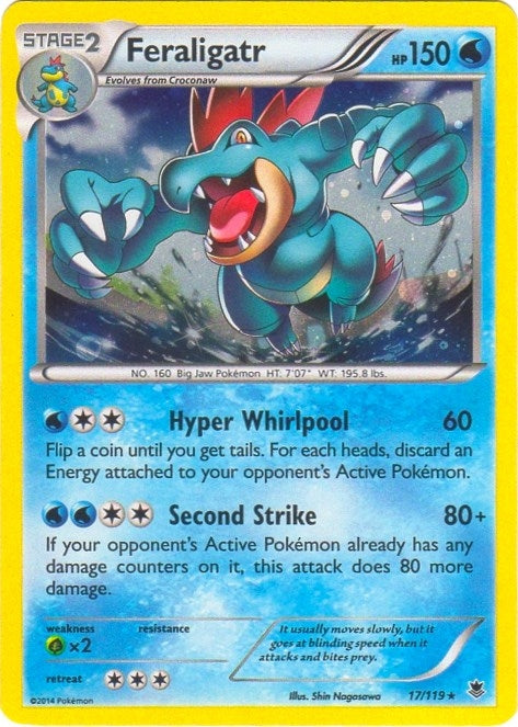 Image for Feraligatr - 17/119 (Cosmos Holo) (017/119) (BLE) - Pokemon