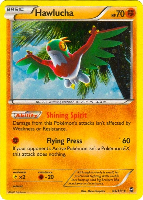Image for Hawlucha - 63/111 (Cosmos Holo) (063/111) (BLE) - Pokemon