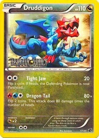 Image for Druddigon - 17/20 (Dragon Vault) (017/020) (BLE) - Pokemon
