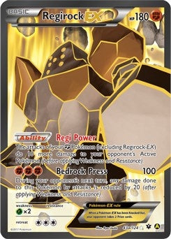 Image for Regirock EX - 43a/124 (043a/124) (PR) - Pokemon