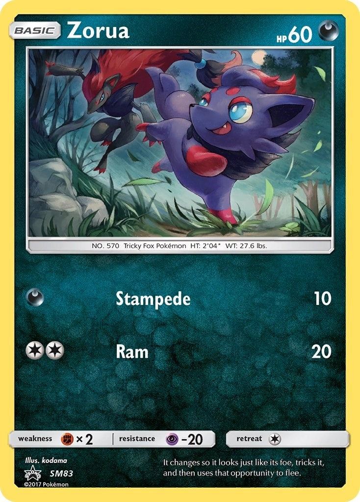 Image for Zorua - SM83 (SM83) (SMP) - Pokemon
