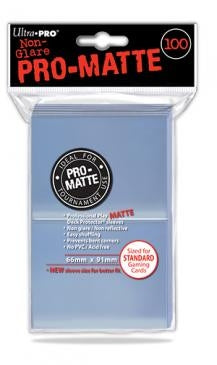 PRO-Matte Standard Deck Protectors - Clear (100-Pack)