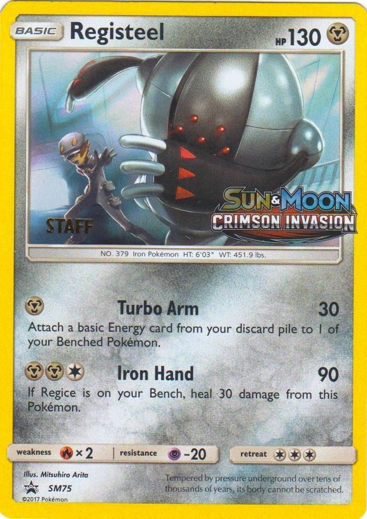 Image for Registeel - SM75 (Prerelease) [Staff] (SM75) (SMP) - Pokemon