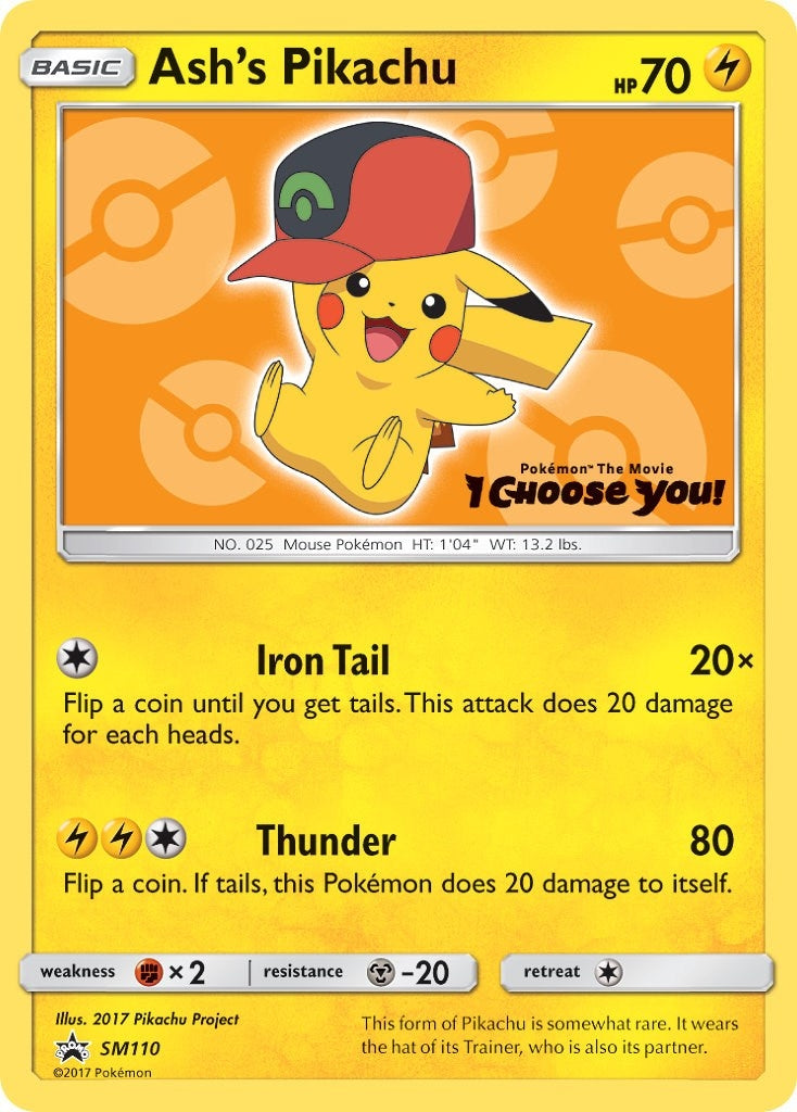 Ash's Pikachu - SM110 (SM110) (SMP)
