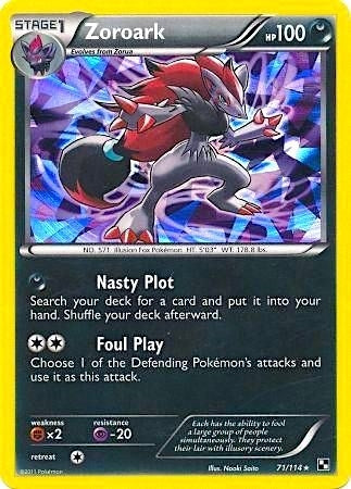 Image for Zoroark - 71/114 (Cracked Ice Holo) (071/114) (BLE) - Pokemon