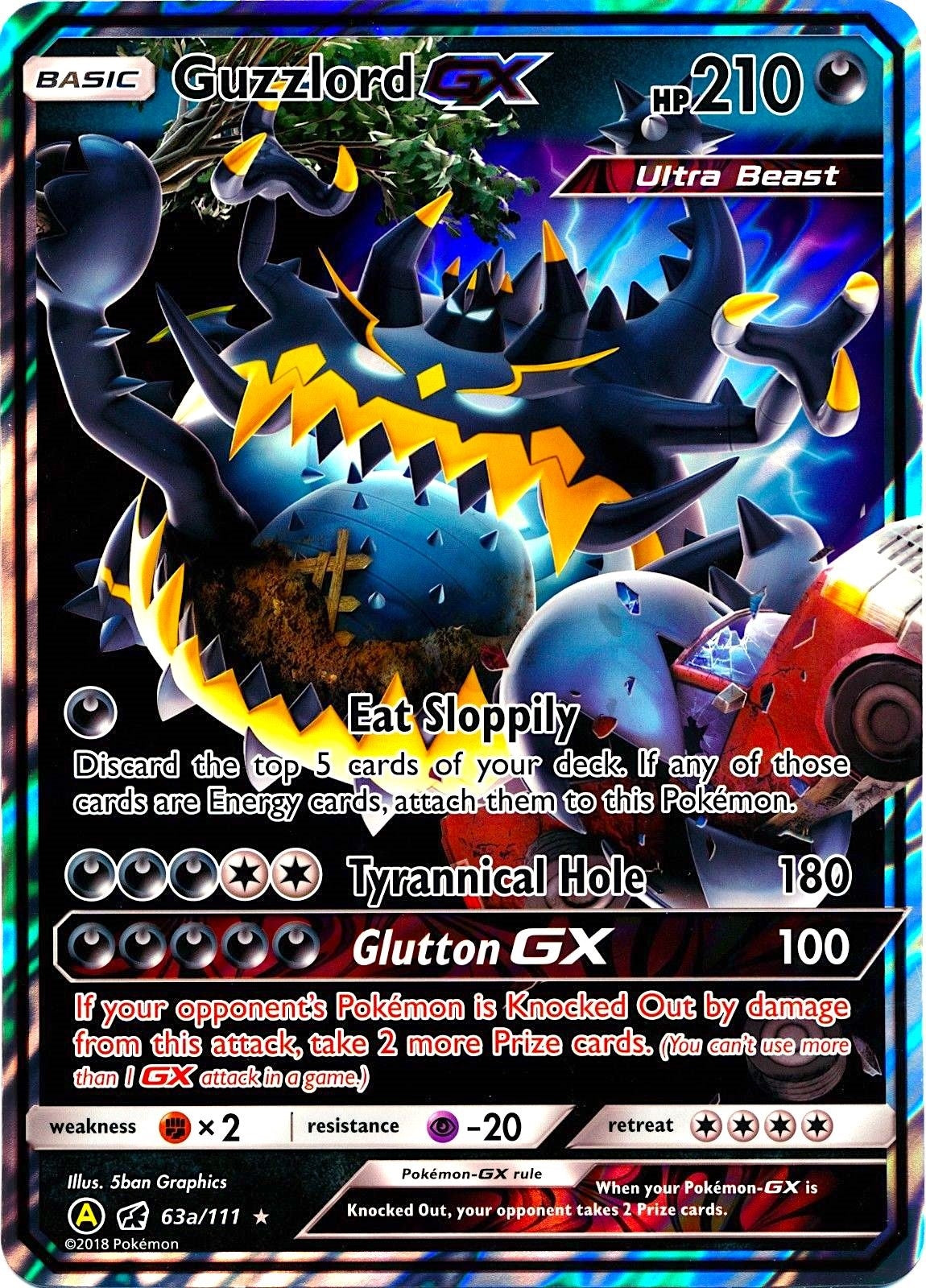 Image for Guzzlord GX - 63a/111 (063a/111) (PR) - Pokemon