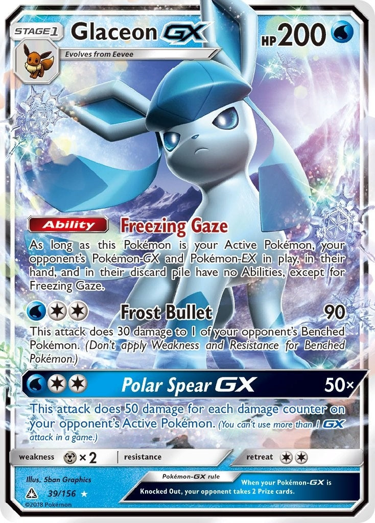 Image for Glaceon GX (39/156) (SM05) - Pokemon