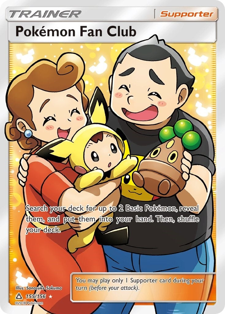 Pokemon Fan Club (Full Art) (155/156) (SM05)