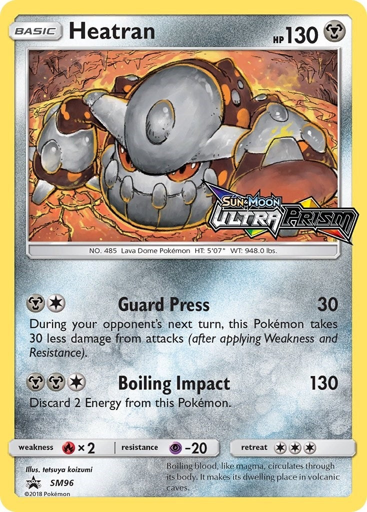 Image for Heatran - SM96 (Prerelease) (SM96) (SMP) - Pokemon