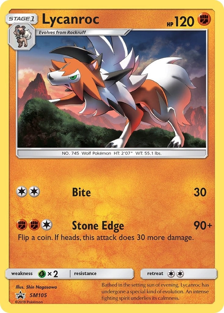 Image for Lycanroc - SM105 (SM105) (SMP) - Pokemon