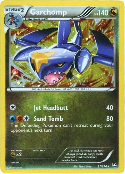 Image for Garchomp - 91/124 (Cosmos Holo) (091/124) (BLE) - Pokemon