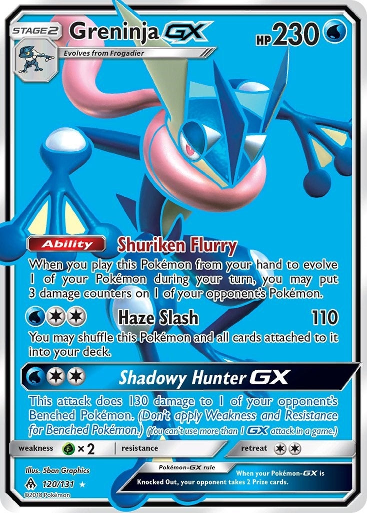 Greninja GX (Full Art) (120/131) (SM06)