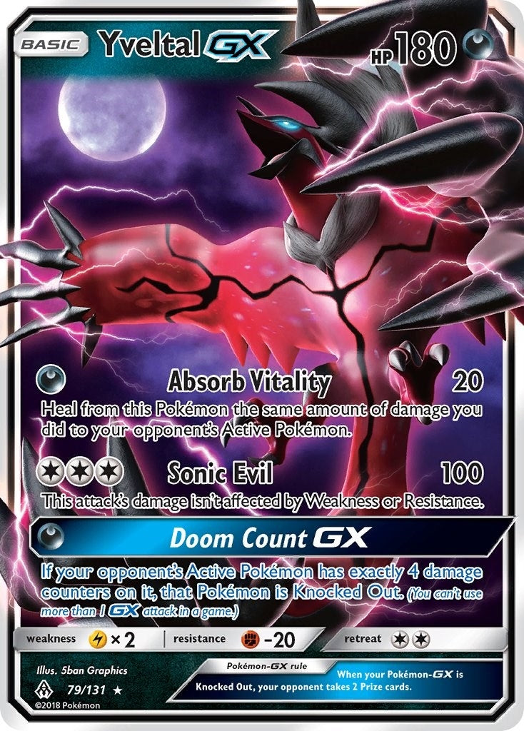 Image for Yveltal GX (79/131) (SM06) - Pokemon