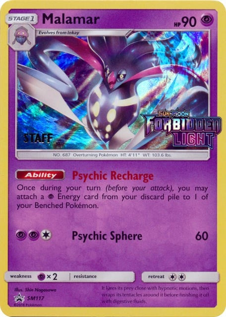 Image for Malamar - SM117 (Prerelease) [Staff] (SM117) (SMP) - Pokemon