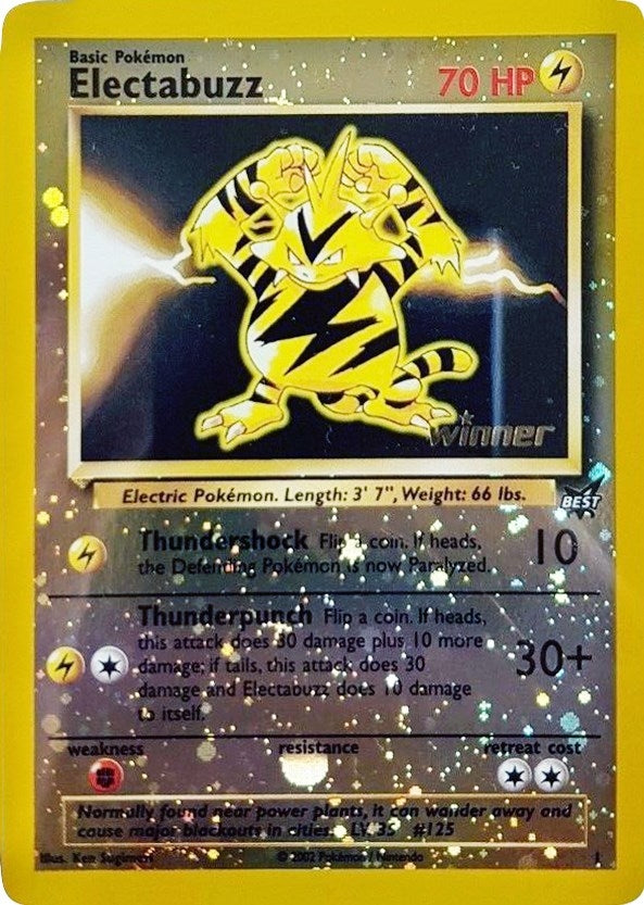 Image for Electabuzz - 1 [Winner] (001/009) (PR) - Pokemon