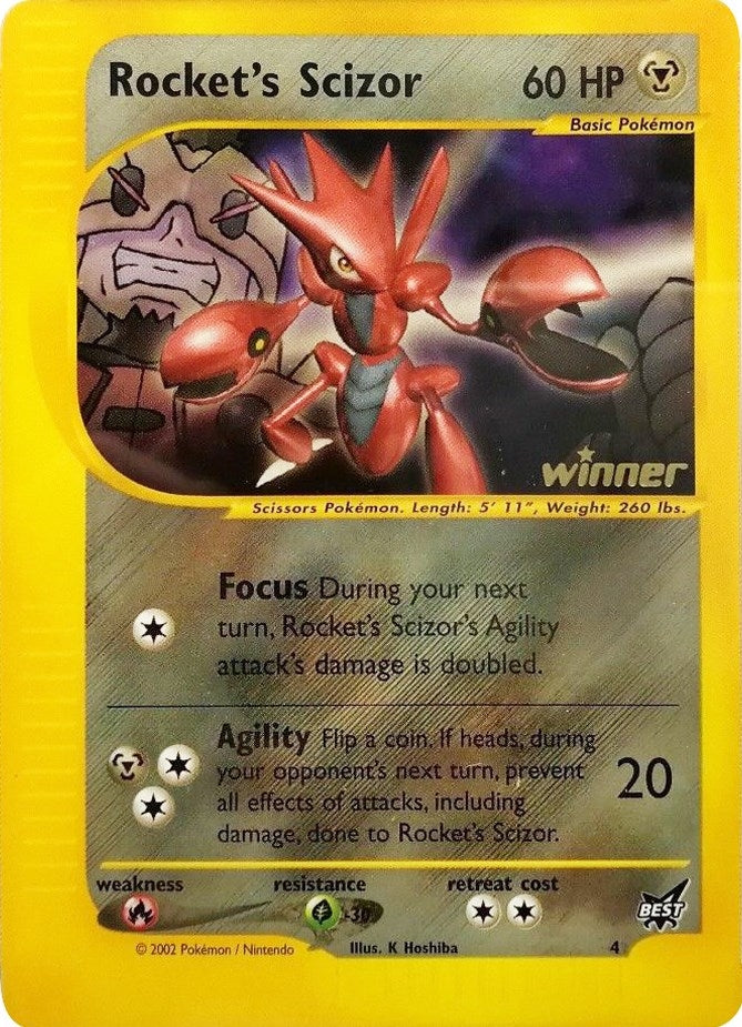 Image for Rocket's Scizor - 4 [Winner] (004/009) (PR) - Pokemon