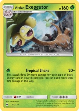 Image for Alolan Exeggutor - 2/131 (SM Forbidden Light) (002/131) (PR) - Pokemon
