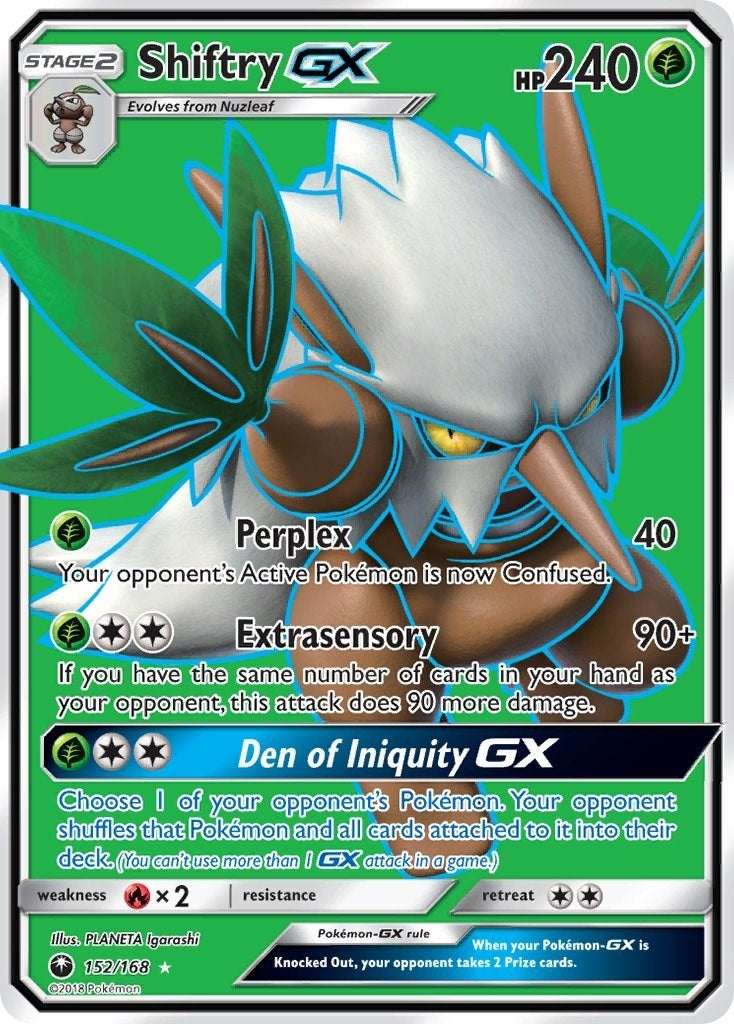 Shiftry GX (Full Art) (152/168) (CES)