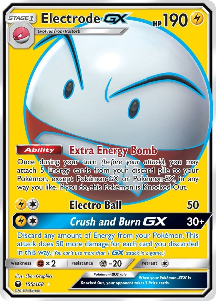 Image for Electrode GX (Full Art) (155/168) (CES) - Pokemon