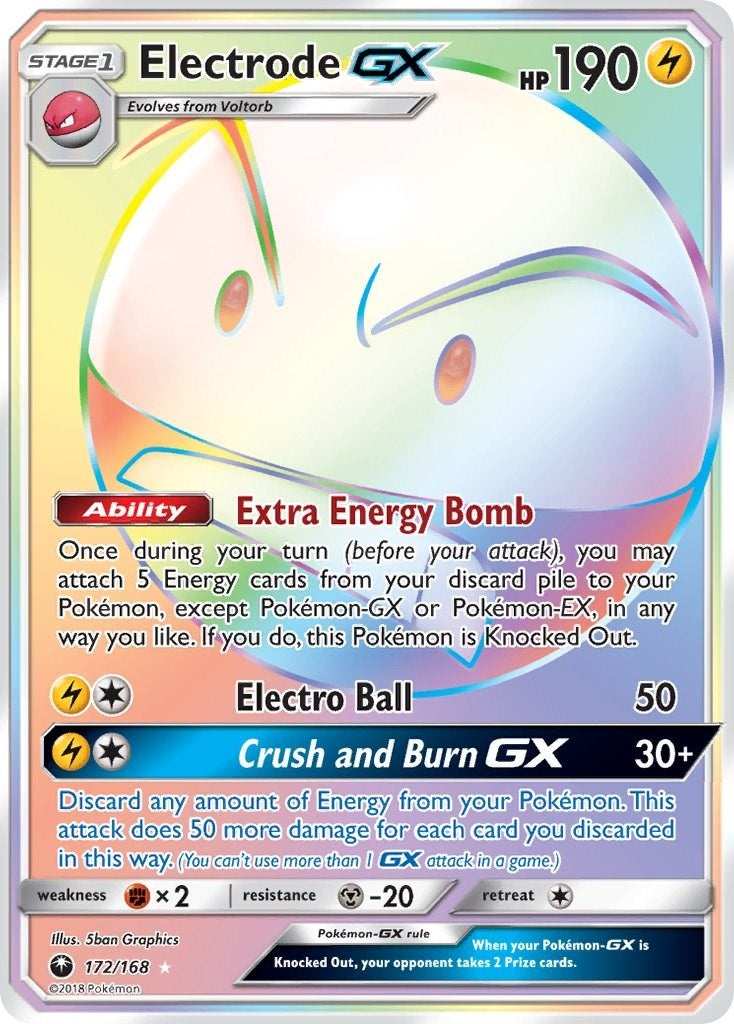 Image for Electrode GX (Secret) (172/168) (CES) - Pokemon
