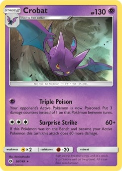 Image for Crobat - 56/149 (Cosmos Holo) (056/149) (BLE) - Pokemon