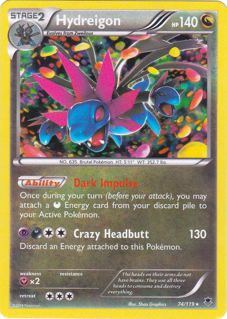 Image for Hydreigon - 074/119 (Cosmos Holo) (074/119) (BLE) - Pokemon