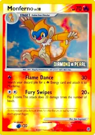 Image for Monferno - 56/130 [Diamond & Pearl] (056/130) (BKP) - Pokemon