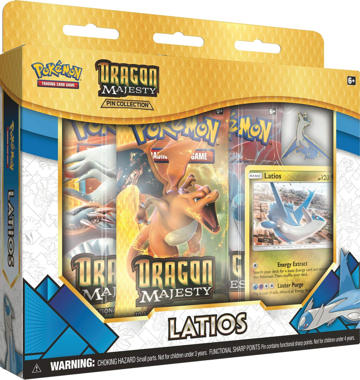 Image for Dragon Majesty Pin Collection [Latios] - Pokemon