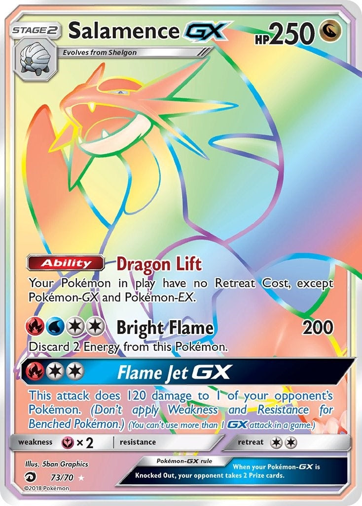 Image for Salamence GX (Secret) (73/70) (DRM) - Pokemon