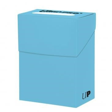 Solid Color Deck Box - Light Blue (No Front Logo)