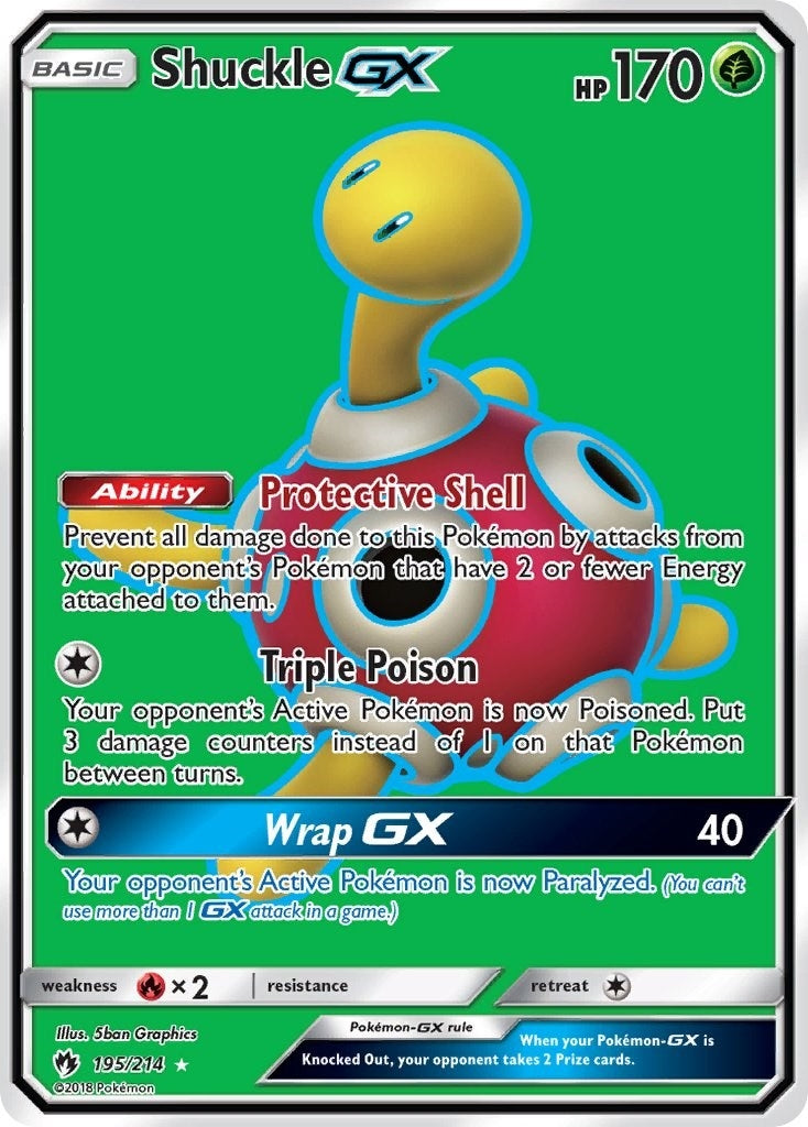 Image for Shuckle GX (Full Art) (195/214) (SM8) - Pokemon