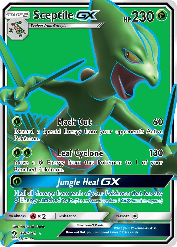 Image for Sceptile GX (Full Art) (196/214) (SM8) - Pokemon