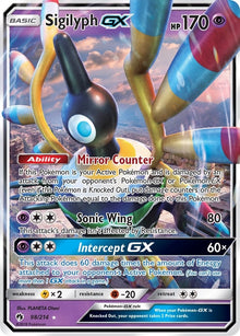 Image for Sigilyph GX (98/214) (SM8) - Pokemon