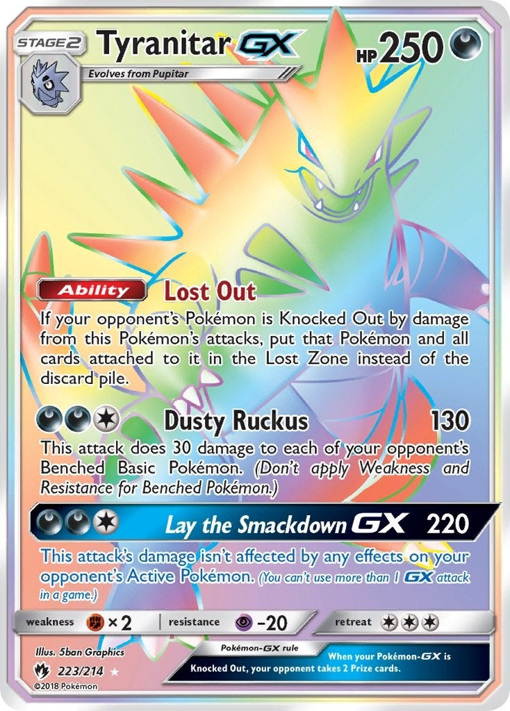 Tyranitar GX (Secret) (223/214) (SM8)