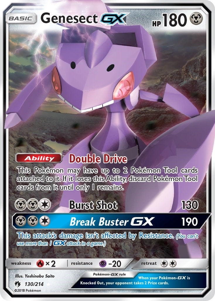 Image for Genesect GX (130/214) (SM8) - Pokemon
