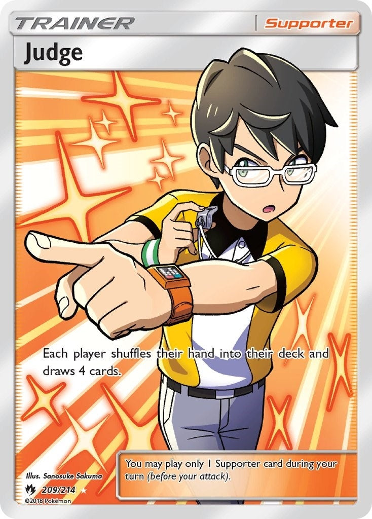 Image for Judge (Full Art) (209/214) (SM8) - Pokemon