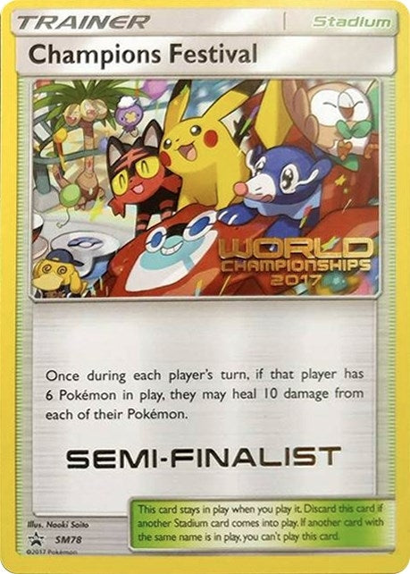 Image for Champions Festival - SM78 (World Championships 2017) [Semi-Finalist] (SM78) (SMP) - Pokemon