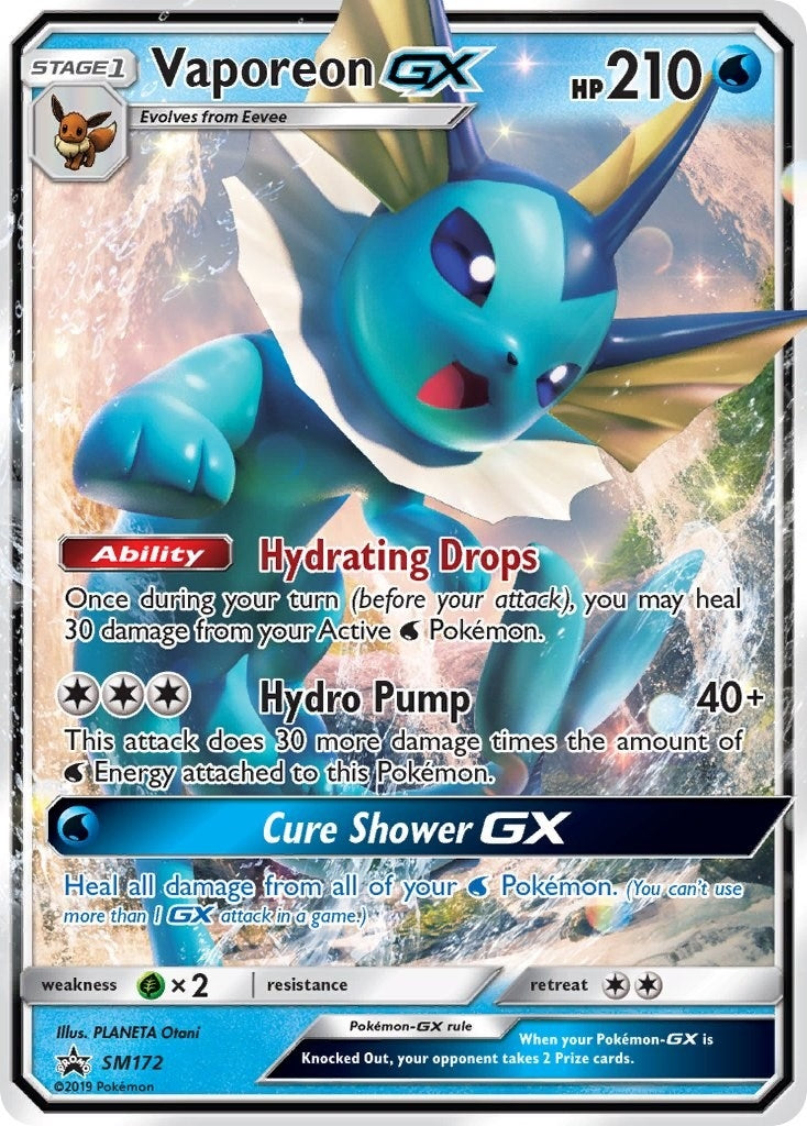 Image for Vaporeon GX - SM172 (SM172) (SMP) - Pokemon