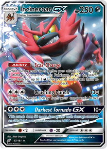 Incineroar GX (97/181) (SM9)
