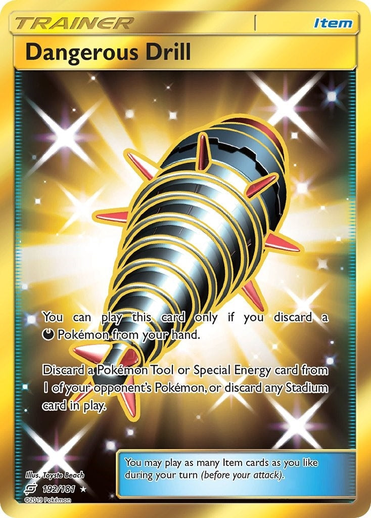 Image for Dangerous Drill (Secret) (192/181) (SM9) - Pokemon